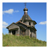 Zosimy and Savvatia Chapel in the village Serednaya (Semenovskaya) in the Belsk district of the Archangelsk region